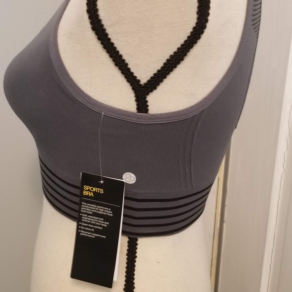 ❤SALE Zella Sports Bra Size Small Gray Yoga - Picture 4 of 8
